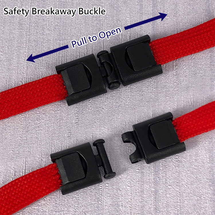 Safety clearance breakaway buckle