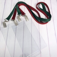 Vinyl Transparent Badge Holder (2-Holes)