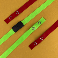 15MM Ribbed Polyester Face Mask Lanyard With Safety Breakaway Buckle