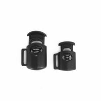 Oval Cylinder Cord Lock Stopper with 1 Webbing Hole