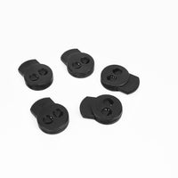 2-Holes Flat Round Cord Stopper