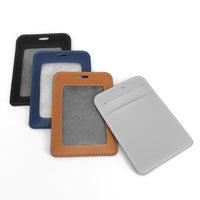 PU Leather Badge Holder (Vertical)