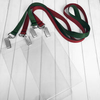 Ribbed Polyester Lanyards (Open-Ended)