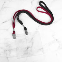 Vinyl Transparent Badge Holder (Horizontal)