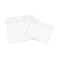 Vinyl Transparent Badge Holder (Horizontal)