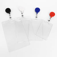 Vinyl Transparent Badge Holder (Vertical)