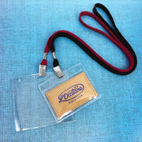 Vinyl Transparent Badge Holder (Horizontal)