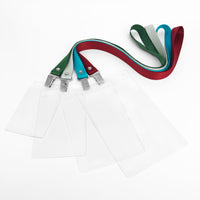 Vinyl Transparent Badge Holder (Vertical)