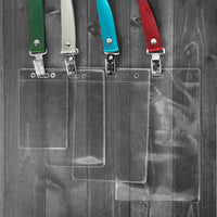 Vinyl Transparent Badge Holder (Vertical)