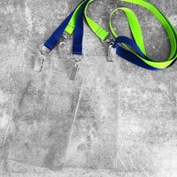 Vinyl Transparent Badge Holder (2-Holes)