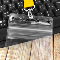 Vinyl Transparent Badge Holder (Zip-Lock)
