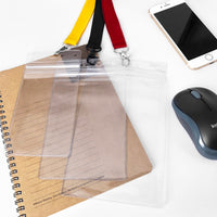 Vinyl Transparent Badge Holder (Zip-Lock)