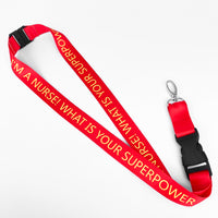 2.5 cm Lanyard (I’m a Nurse)