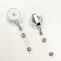 Transparent Round Detachable Badge Reel
