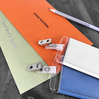 Vinyl Badge Strap Clips (with 2 Holes Clip & Mesh Strap)