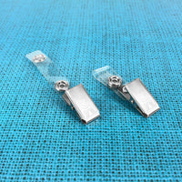 Vinyl Badge Strap Clips (Standard with 1 hole)