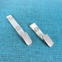 Vinyl Badge Strap Clip (Embossed U Clip & Mylar Strap)
