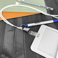 Vinyl Badge Strap Clip (Embossed U Clip & Mylar Strap)