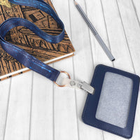 Vinyl Badge Strap Clip (Embossed U Clip & Mylar Strap)