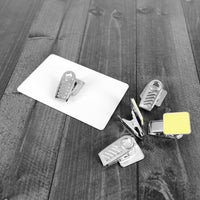 Adhesive Thumb-Grip Badge Clip