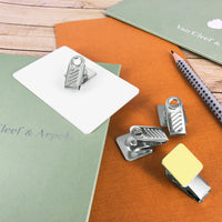 Adhesive Thumb-Grip Badge Clip