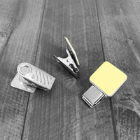 Adhesive Thumb-Grip Badge Clip