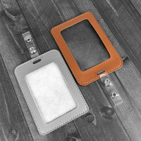 Vinyl Badge Straps with Eyelet Holes & Loops