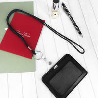 Vinyl Badge Straps with Eyelet Holes & Loops