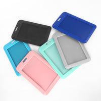 ABS Colorful Slide-Open Badge Holder (Vertical)