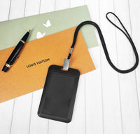 ABS Colorful Slide-Open Badge Holder (Vertical)