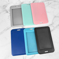 ABS Colorful Slide-Open Badge Holder (Vertical)