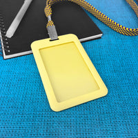 Colorful Rigid Badge Holder (Vertical)