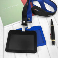 Colorful Rigid Badge Holder (Horizontal)