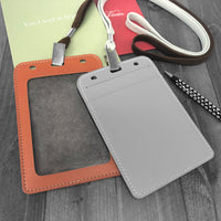 PU Leather Badge Holder (Big Size)