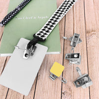 Adhesive 2-Holes Badge Clip with Safety Pin