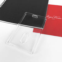 Vertical Clear Acrylic Badge Holder
