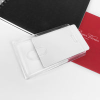 Vertical Clear Acrylic Badge Holder