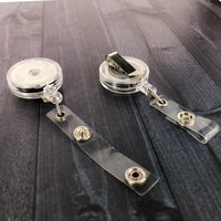 Transparent Round Detachable Badge Reel
