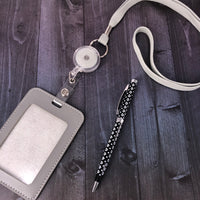 Transparent Round Detachable Badge Reel