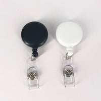 Round Flat Detachable Badge Reel