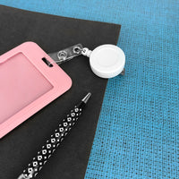 Round Rotate Detachable Badge Reel
