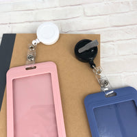 Round Rotate Detachable Badge Reel