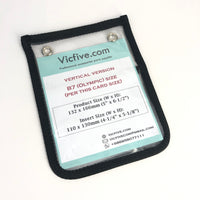 Vinyl Soft Badge Holder with Piping