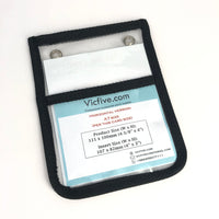 Vinyl Soft Badge Holder with Piping