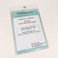 Vinyl Soft Badge Holder with Metal Eyelet