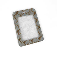 PU Badge Holder (Flower Pattern)