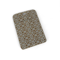 PU Badge Holder (Flower Pattern)