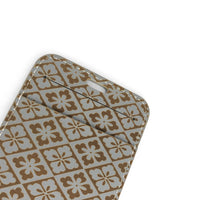 PU Badge Holder (Flower Pattern)