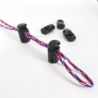 Oval Cylinder Cord Lock Stopper with 2 Webbing Holes