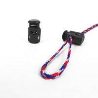 Oval Cylinder Cord Lock Stopper with 2 Webbing Holes
